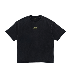 Rost Martin Oversized Washed Black Cotton T-Shirt