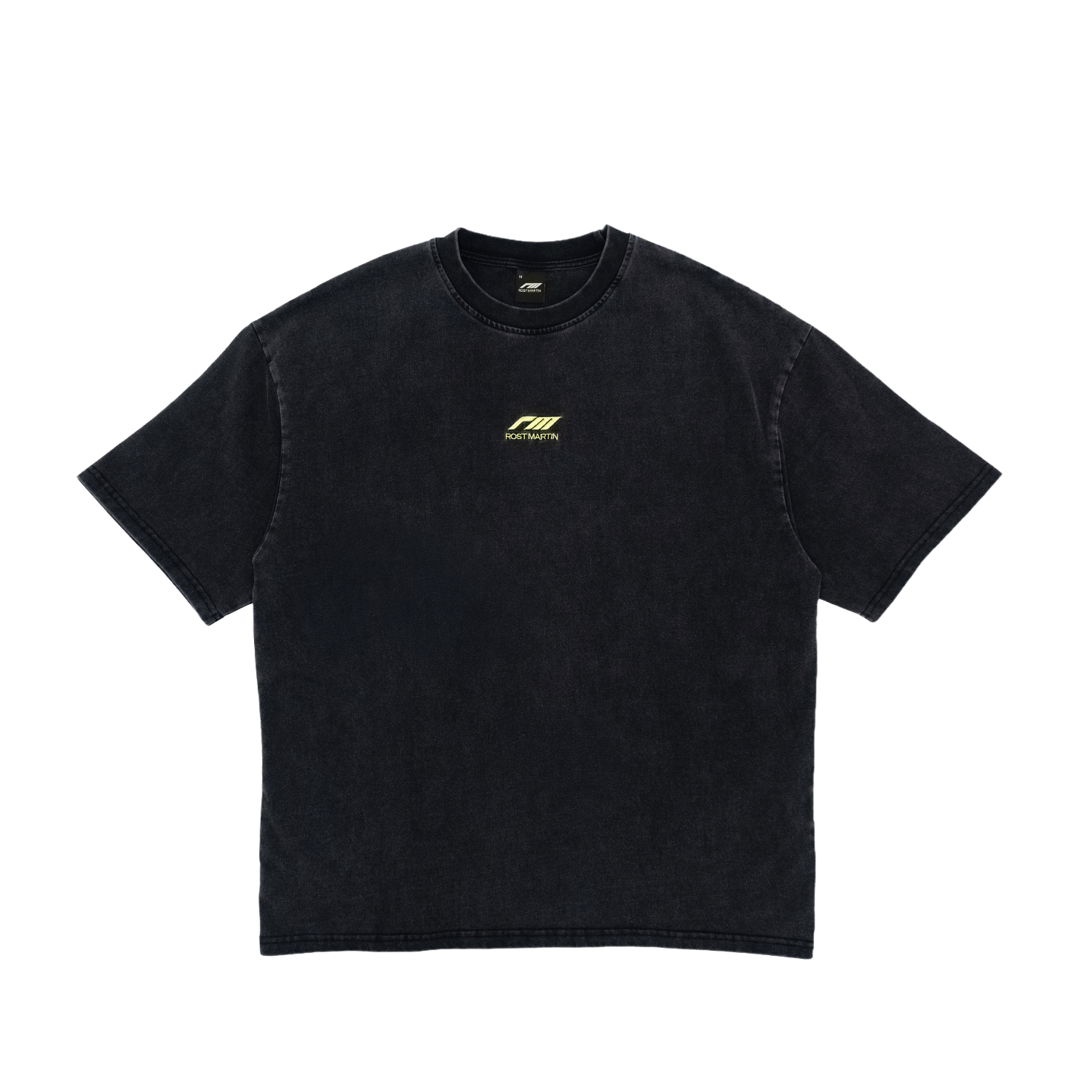 Product: Rost Martin Oversized Washed Black Cotton T-Shirt