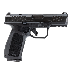 RM1X, black striker-fired pistol with a compact slide and a full-size grip.