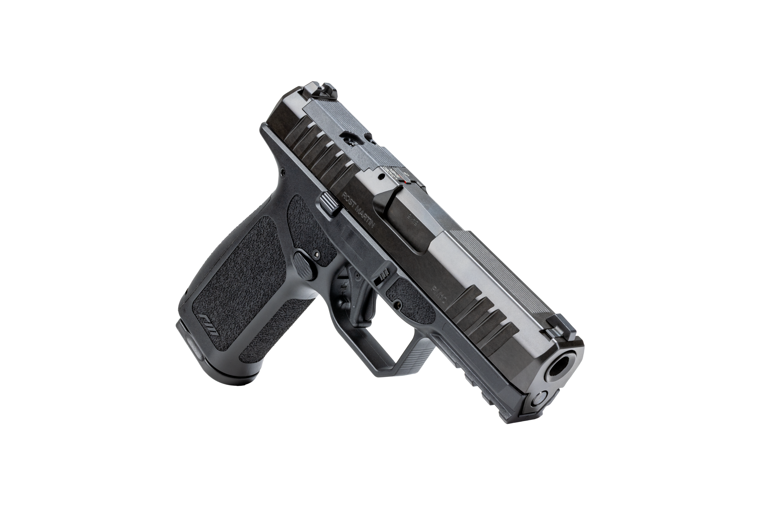 RM1CX California Compliant striker fired pistol angled photo
